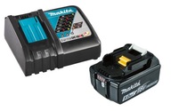 Batéria MAKITA BL1850 Batéria 18V 5Ah + rýchlonabíjačka DC18RC ORIGINÁL Batéria MAKITA BL1850 Batéria 18V 5Ah + rýchlonabíjačka DC18RC ORIGINÁL