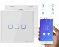 SONOFF TX T2EU3C inteligentný vypínač Vypínač zapnutia/vypnutia SONOFF TX T2EU3C inteligentný vypínač Vypínač zapnutia/vypnutia