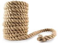 Jutové stavebné lano 5m 18mm plachtenie Jutové stavebné lano 5m 18mm plachtenie