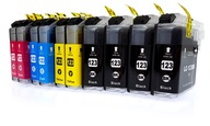 10x LC123 atramentové kazety PRE BROTHER MFC-J4710DW MFC-J6520DW 10x LC123 atramentové kazety PRE BROTHER MFC-J4710DW MFC-J6520DW