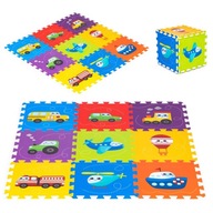 Penová podložka do detského auta puzzle 9 prvkov 86x86cm IPLAY Penová podložka do detského auta puzzle 9 prvkov 86x86cm IPLAY