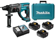 Príklepová vŕtačka MAKITA DHR202RTE3 18V SDS+ 3x5,0Ah Príklepová vŕtačka MAKITA DHR202RTE3 18V SDS+ 3x5,0Ah