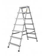 Hliníkový 7-stupňový rebrík pre domácnosť 125 kg