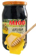 PÁNKOVÝ med 1100g - prírodný, pohánkový, z poľskej včelnice PÁNKOVÝ med 1100g - prírodný, pohánkový, z poľskej včelnice