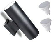 Záhradné nástenné svietidlo + 7W LED žiarovky Záhradné nástenné svietidlo + 7W LED žiarovky