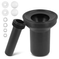 Prípojka pre závesné misy geberit 195 mm, čierna Prípojka pre závesné misy geberit 195 mm, čierna