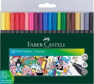 Jemné čeľuste 0,4 mm 20 farieb - FABER-CASTELL