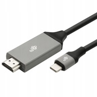 TB KÁBEL HDMI 2.0-USB 3.1 TYP C 2m ŠEDÝ TB KÁBEL HDMI 2.0-USB 3.1 TYP C 2m ŠEDÝ
