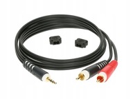KÁBEL MiniJACK-2x RCA mono kábel 2m KLOTZ X KÁBEL MiniJACK-2x RCA mono kábel 2m KLOTZ X
