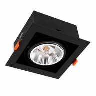 Zapustené svietidlo Plaza 1xGU10 AR111 Black