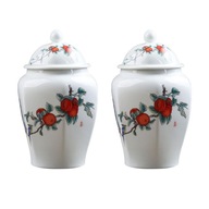 Keramická zázvorová nádoba s dekoratívnou vázou na čaj
