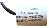 ŠTARTOVACÍ KONDENZÁTOR 1uF 400V ŠTARTOVACÍ KONDENZÁTOR 1uF 400V