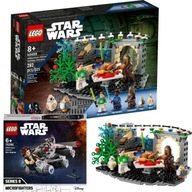 LEGO STAR WARS VIANOČNÁ DIORÁMA MILENNIUM FALCON 40658 + SET LEGO 75295