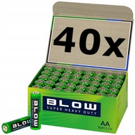 BLOW AA BATERIES MEGA BACK 40KS SUPER HEAVY DUTY R6 BLOW AA BATERIES MEGA BACK 40KS SUPER HEAVY DUTY R6