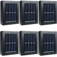 6x SOLÁRNE LED LAMPA SNÍMAČ SÚMRAK SOLÁRNY PANEL 6x SOLÁRNE LED LAMPA SNÍMAČ SÚMRAK SOLÁRNY PANEL