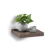 Klasická nástenná polička, MDF HNEDÁ, 25 cm Klasická nástenná polička, MDF HNEDÁ, 25 cm