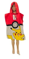 POKEMON PIKACHU Detský bavlnený pončo UTERÁK POKEMON PIKACHU Detský bavlnený pončo UTERÁK