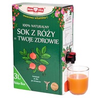 100% ružová šťava - Prírodný vitamín C BOX 3L