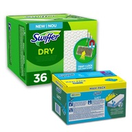 Swiffer Set Wet vreckovky 40ks + prachové handry z poschodí 36 ks Swiffer Set Wet vreckovky 40ks + prachové handry z poschodí 36 ks