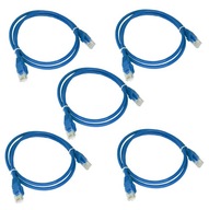 Internetový kábel UTP kat.6 PVC 0,5m modrý x5 Internetový kábel UTP kat.6 PVC 0,5m modrý x5