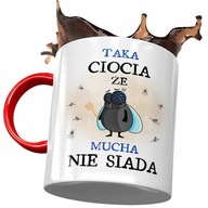 Červený hrnček pre tetu ako darček k narodeninám s potlačou a fotografiou Červený hrnček pre tetu ako darček k narodeninám s potlačou a fotografiou