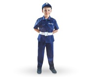 Policajt Kostým Chlapec Policajná uniforma Prestrojenie Karneval 130/140 cm Policajt Kostým Chlapec Policajná uniforma Prestrojenie Karneval 130/140 cm