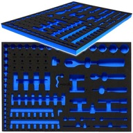 Penová vložka pre súpravu náradia 1/4+1/2'' vozík Penová vložka pre súpravu náradia 1/4+1/2'' vozík