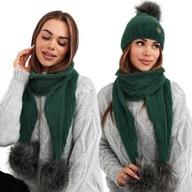 SET ALPACA HAT ŠÁLKA TEPLÝ ALE ZELENÝ 2513 SET ALPACA HAT ŠÁLKA TEPLÝ ALE ZELENÝ 2513