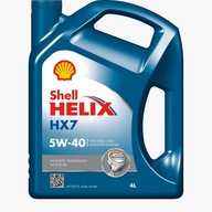 SHELL OIL 5W40 HELIX HX7 4L
