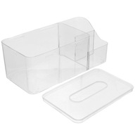 Úložný box na obrúsky Priehľadný organizér Úložný box na obrúsky Priehľadný organizér