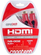 Hdmi kábel Conotech NS-002 ver. 2,0 - 2 metre Hdmi kábel Conotech NS-002 ver. 2,0 - 2 metre