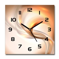 Sklenené nástenné hodiny Abstraktné pozadie 30x30 cm