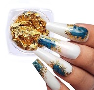 Fólia na nechty GOLD nail art