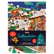 OMY: Scratch adventný kalendár s nálepkami Choi OMY: Scratch adventný kalendár s nálepkami Choi