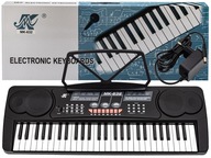 Klávesnica Organ 54 kláves napájací mikrofón MK-632