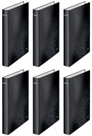 Leitz Wow zakladač 4-krúžkový A4+ 40mm čierny x6