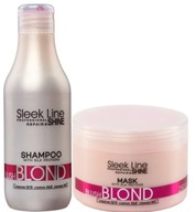 STAPIZ šampón 300 ml + maska 250 ml pre blond vlasy Sleek Line BLUSH BLOND STAPIZ šampón 300 ml + maska 250 ml pre blond vlasy Sleek Line BLUSH BLOND