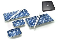 Sushi set pre 2 osoby - Shibori Blue BOX Sushi set pre 2 osoby - Shibori Blue BOX