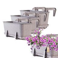 KADAX 3x BALKÓNOVÁ BOX HRNEC 40cm ÚCHYT KADAX 3x BALKÓNOVÁ BOX HRNEC 40cm ÚCHYT