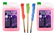 10 LITROV TEKUTINY NA MEGA MYDLOVÉ BUBLINY + 3 TYČINKY 10 LITROV TEKUTINY NA MEGA MYDLOVÉ BUBLINY + 3 TYČINKY