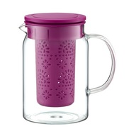 89015 Žiaruvzdorný džbán s infuzérom Glamour 1000 ml fialová AMBITION