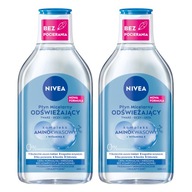 NIVEA Micelárny fluid na odstránenie make-upu z tváre a očí - Bez vtierania 400 ml x 2 NIVEA Micelárny fluid na odstránenie make-upu z tváre a očí - Bez vtierania 400 ml x 2