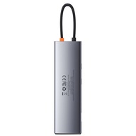 Baseus Gleam Hub, USB, HDMI, USB-C, adaptér RJ45