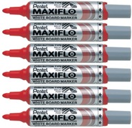 ZNAČOVAČ PENTEL MAXIFLO ZASUCHO ČERVENÝ x 6