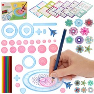 ŠABLONY GEOMETRICKÝCH PRAVIDIEL SPIROGRAPH NA KRESLENIE VZOROV OBRÁZKOV ŠABLONY GEOMETRICKÝCH PRAVIDIEL SPIROGRAPH NA KRESLENIE VZOROV OBRÁZKOV