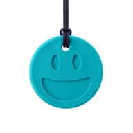 Terapeutický náhrdelník s hrýzačkami SMILEY FACE tyrkysový Terapeutický náhrdelník s hrýzačkami SMILEY FACE tyrkysový