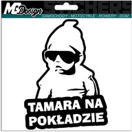 Samolepka TAMARA V AUTE AUTO 18x14 farba Samolepka TAMARA V AUTE AUTO 18x14 farba