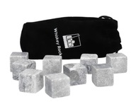 Ice Stones Steatit For Whisky 9ks Grey Bag