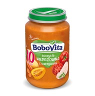 Bobovita šťavnaté bravčové mäso so zeleninou 190g Bobovita šťavnaté bravčové mäso so zeleninou 190g