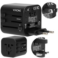 CESTOVNÝ ADAPTÉR ZÁSTRČKOVÝ ADAPTÉR EÚ USA UK AU CESTOVNÝ ADAPTÉR ZÁSTRČKOVÝ ADAPTÉR EÚ USA UK AU